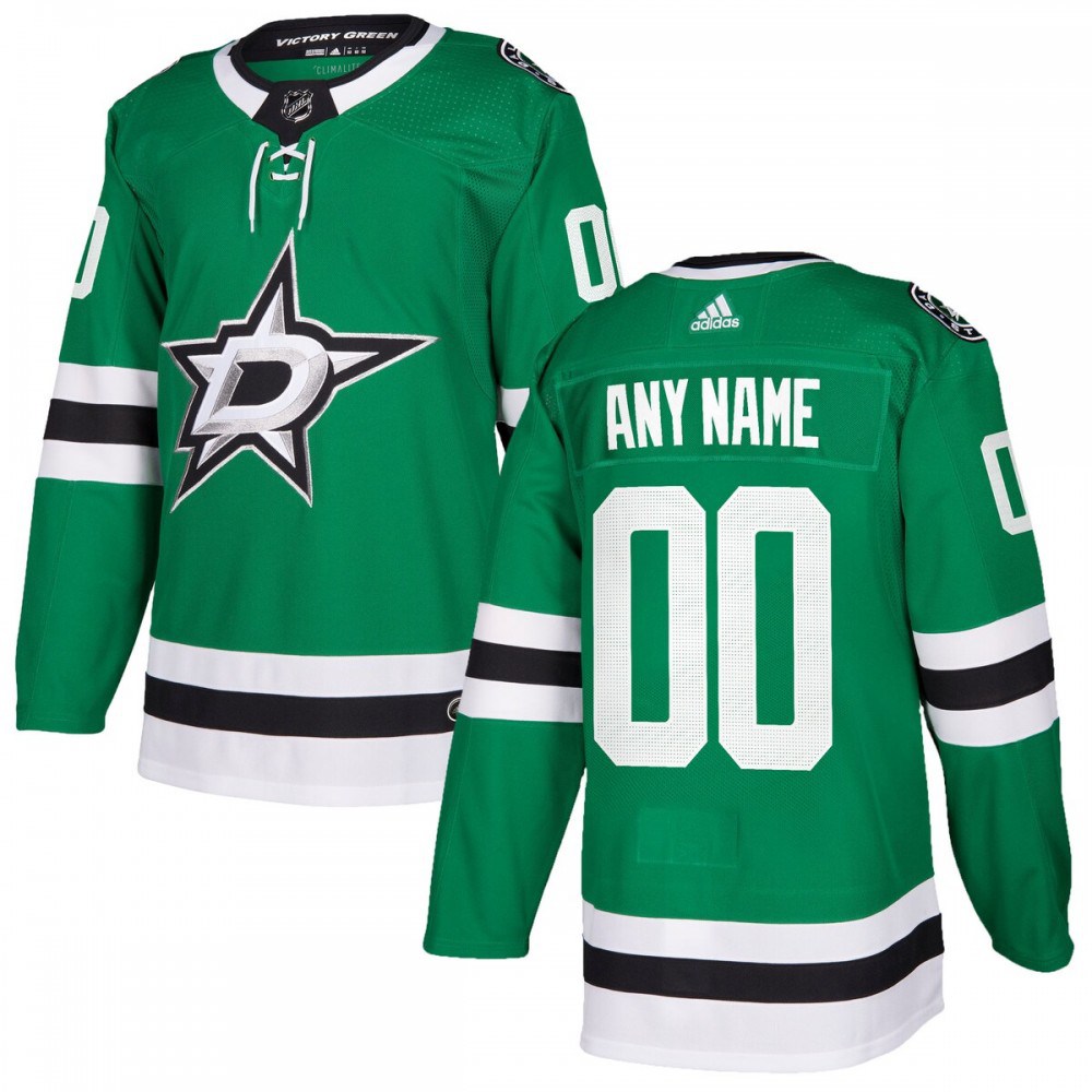 Dallas Stars adidas Authentic Custom Jersey - Kelly Green-Pro Kit Vault | Brand New 26/27 Sports Jerseys
